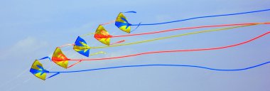 Flying Kites clipart