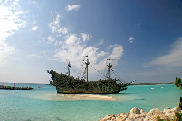 Karibisches Piratenschiff — Stockfoto