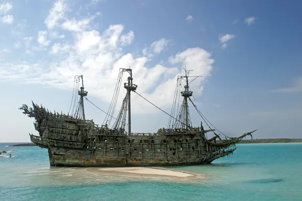 加勒比海盗船 图库图片