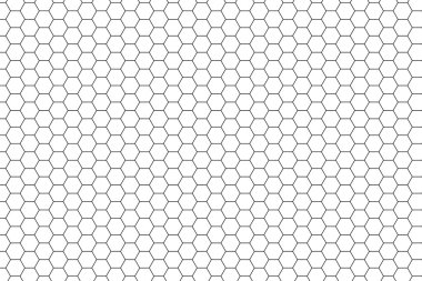 Hexagon pattern clipart