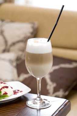 Coffee latte macchiato clipart