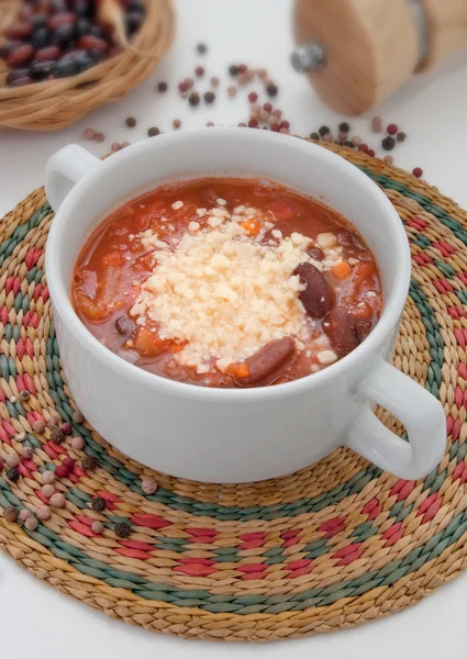 Мексиканский суп — стоковое фото