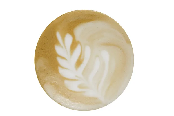 Café con crema, primer plano, vista superior — Foto de Stock