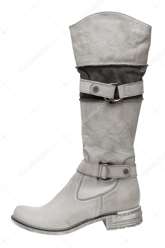 Grey boot