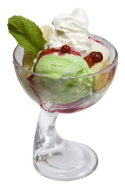 Zmrzlina v misce — Stock fotografie