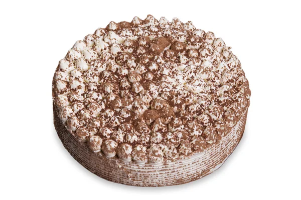Prachtige taart, geïsoleerd op wit — Stockfoto