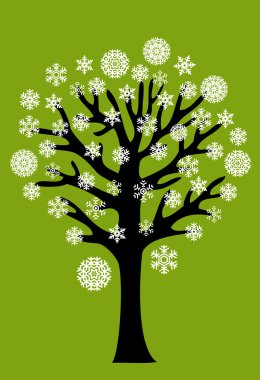 Snow tree clipart