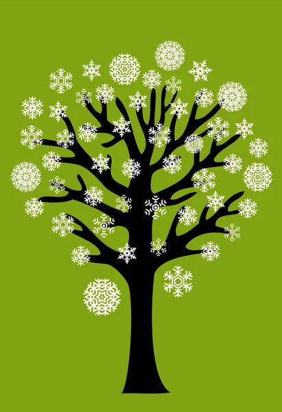 Δέντρο χιονιού — Διανυσματικό Αρχείο