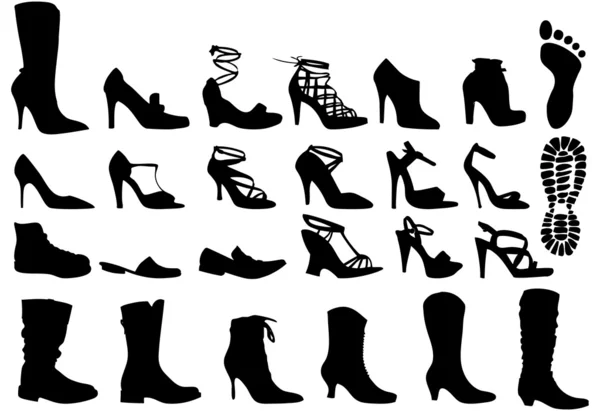 Chaussures, vecteur — Image vectorielle