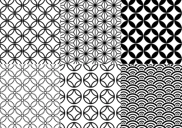 Japanse patroon, vector Vectorbeelden