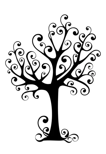 Árvore ornamental — Vetor de Stock