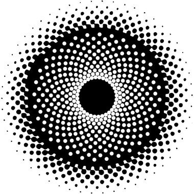 Dot pattern, vector clipart