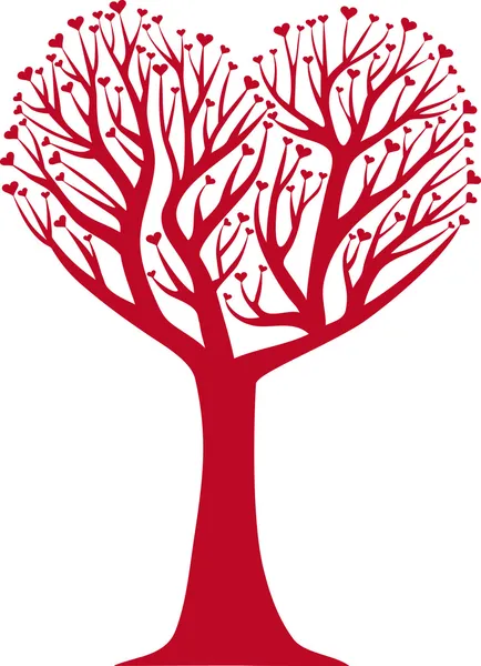 红心树 — 图库矢量图片