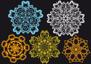 Lace pattern, vector clipart