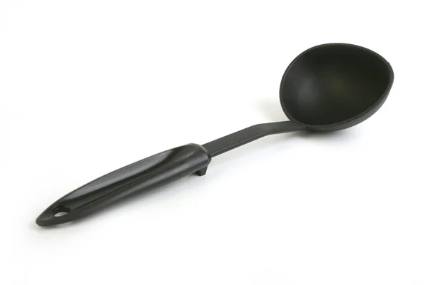 Plastic soup ladle — Stock Photo, Image