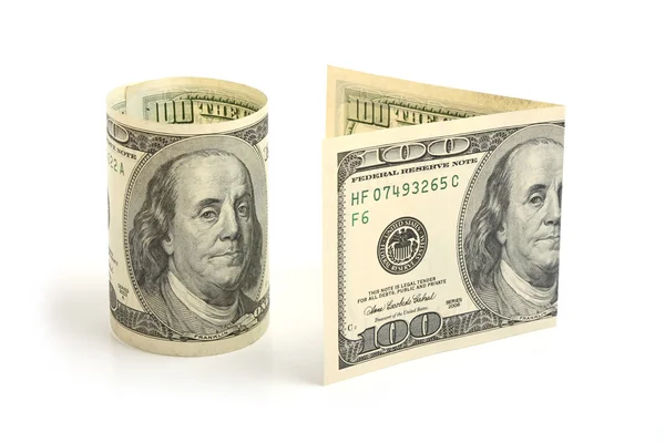Two hundred dollor bills — Stock Photo, Image