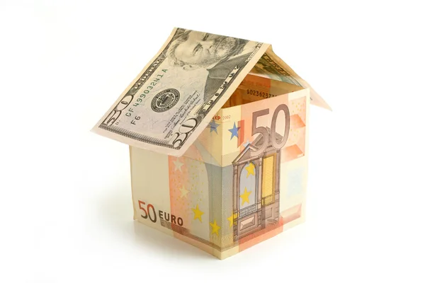 stock image Money house