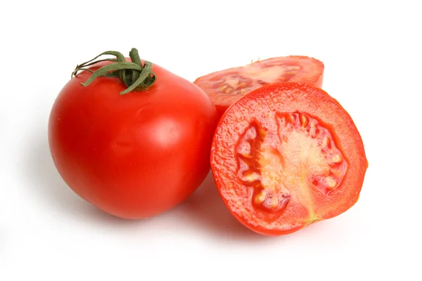 Tomato cherry and half tomato — Stock Photo, Image