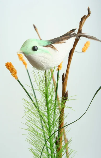 stock image Decorative bird on branch