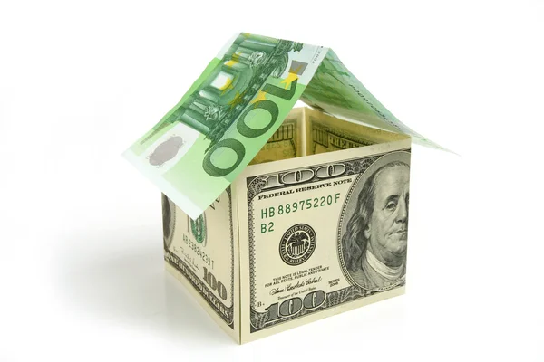 stock image Money house