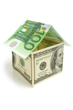 Money house clipart