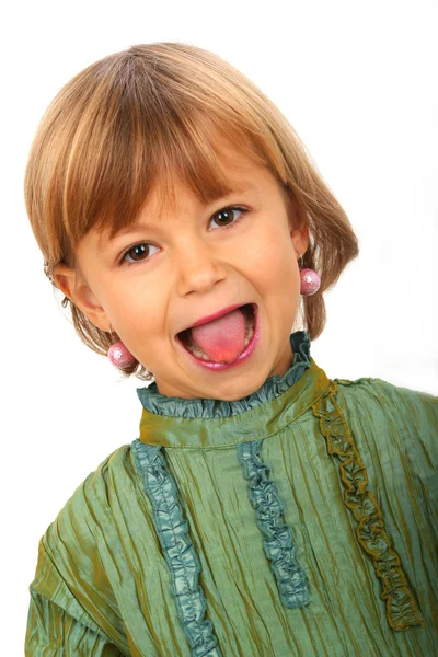 Little funny girl — Stock Photo, Image