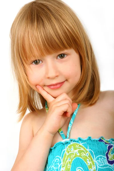 Küçük güzel bir kız — Stok fotoğraf