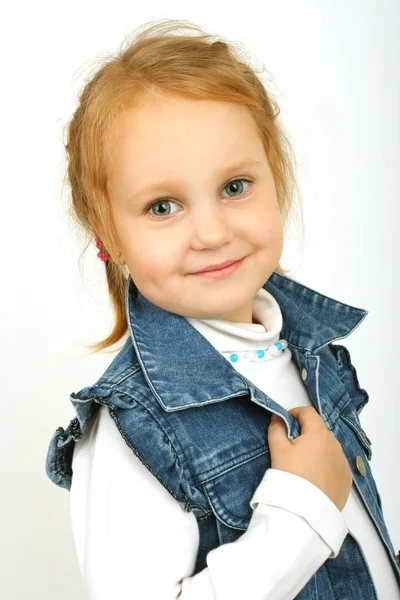 Little smiling girl — Stock Photo, Image
