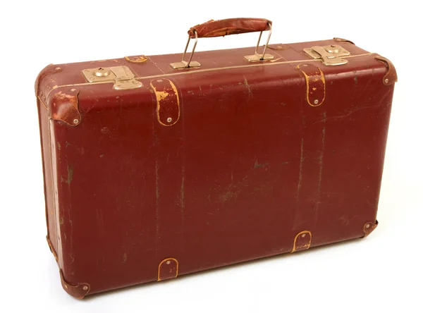 stock image Old brown suitcase