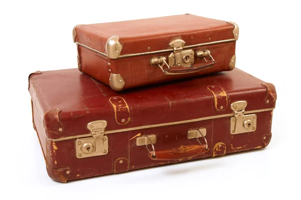 stock image Two old suitcases