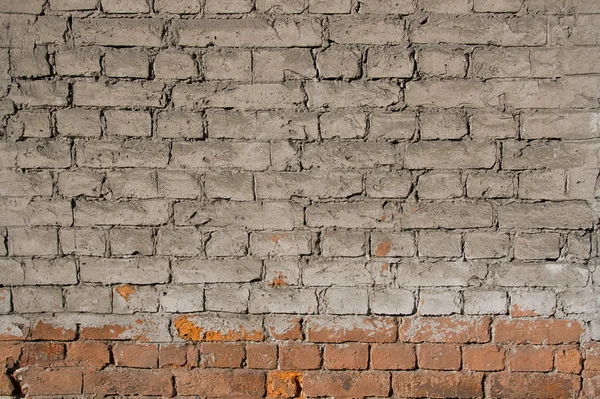 Mur en brique grise et rouge — Photo