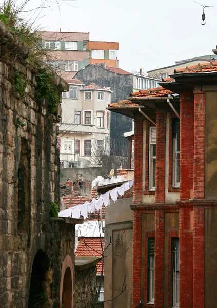 Вид на старый район Стамбула, Турция — стоковое фото