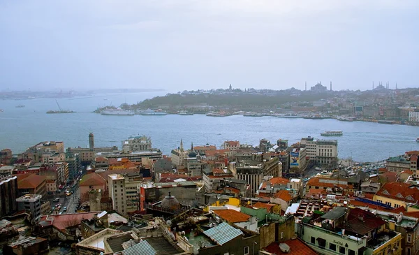 Pohled na istanbul, krocana — Stock fotografie