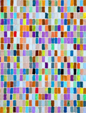 Colored mosaic surface as background clipart