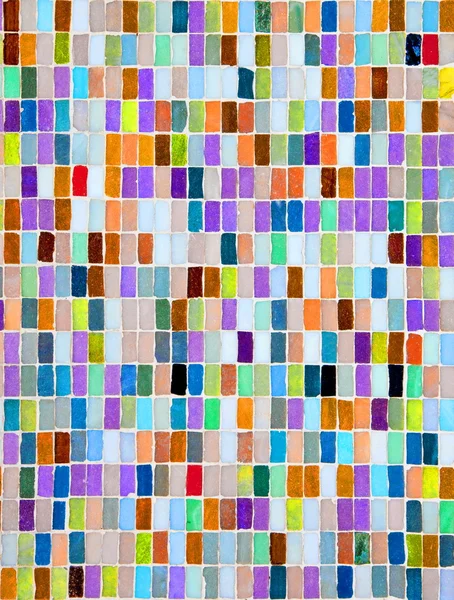 Surface de la mosaïque colorée comme fond — Photo