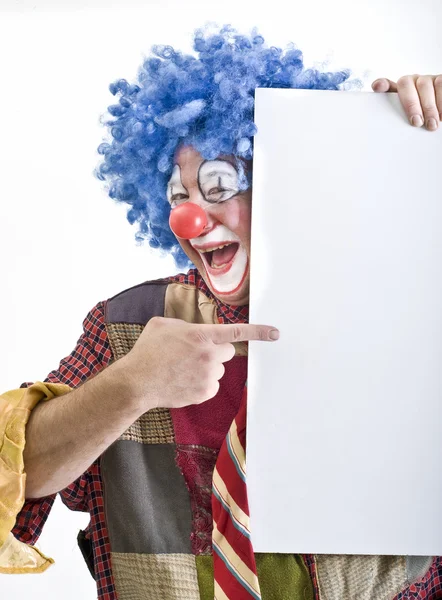 Знак "Держать клоуна" — стоковое фото