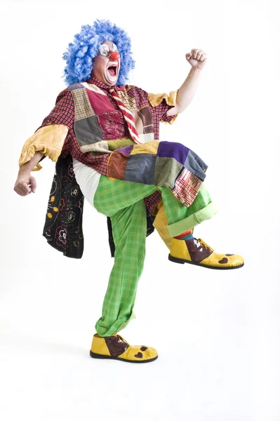Ходячий клоун — стоковое фото