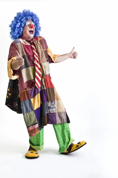 Pollice da clown in su — Foto Stock