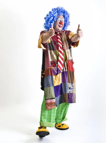 Clown thumbs-up — Stock Photo, Image