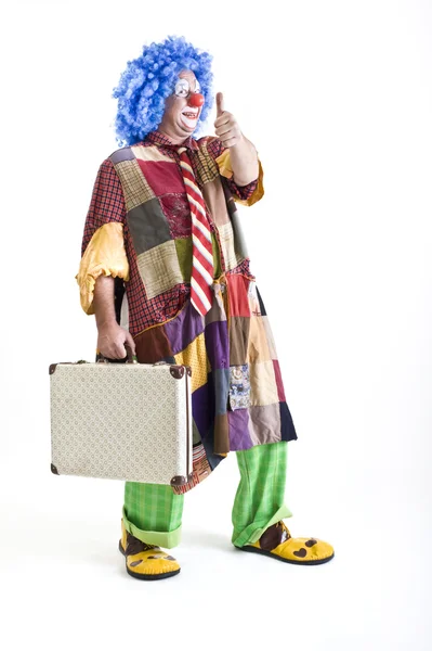 Клоунский чемодан — стоковое фото