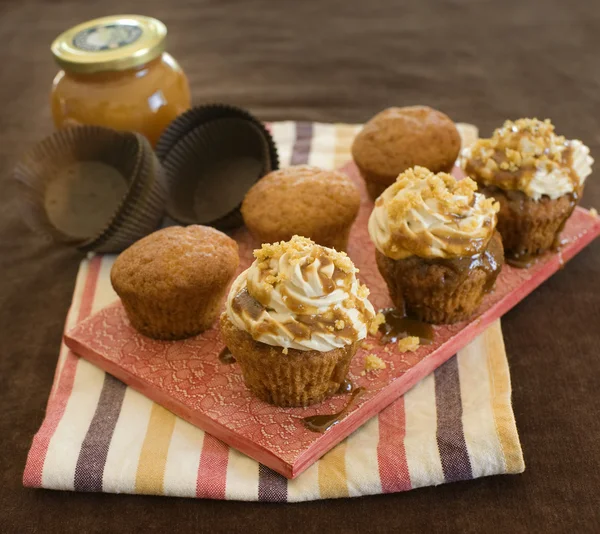 Hony cupcakes — Stockfoto