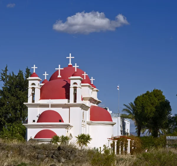 Yunan Ortodoks Kilisesi capernaum — Stok fotoğraf