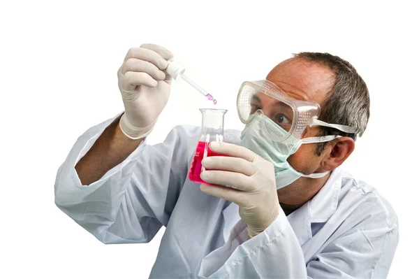 Científico en laboratorio — Foto de Stock