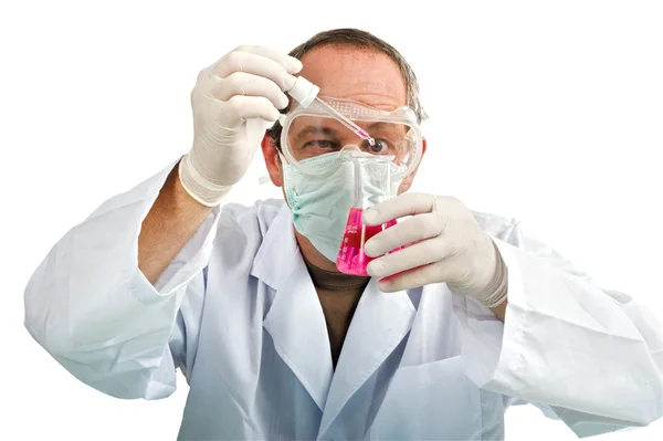 Científico en laboratorio — Foto de Stock