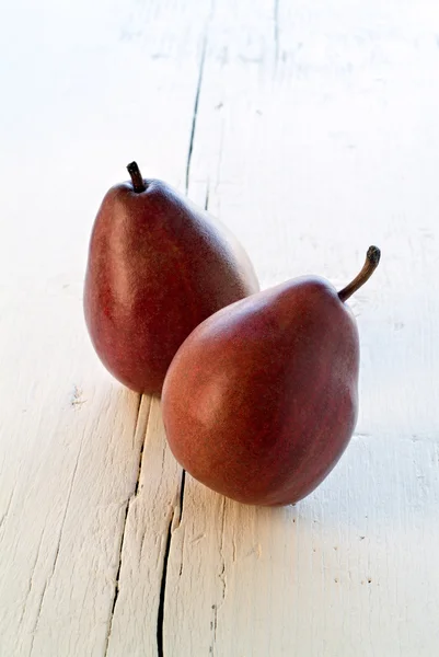 Two Red Pears — Stock Photo, Image
