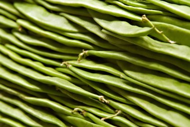 Romano Beans close-up clipart