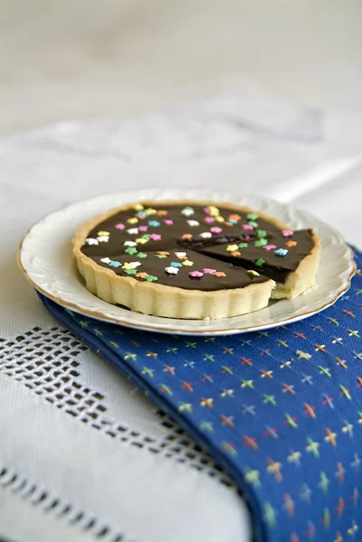 Chocolate Tart — Stock Photo, Image