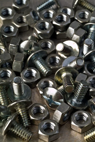 stock image Bolts and nuts