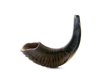 Black shofar clipart