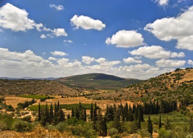 Galilee landscape clipart